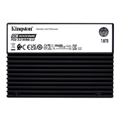 Dysk SSD Kingston DC3000ME 7,68TB U.2 2,5" PCIe NVMe Gen5 x4 (14000/10000MB/s)