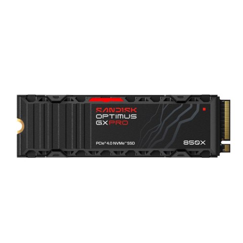 Dysk SSD SanDisk Optimus™ GX PRO 850X 1TB M.2 2280 PCIe 4.0 x4 NVMe 1.4 (7300/6300 MB/s) z radiatorem
