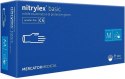 Rękawice Nitrylowe 100 sztuk / Niebieskie / Nitrylex Basic Dark Blue (XL 9-10)