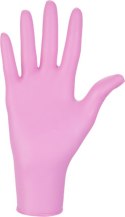 Rękawice Nitrylowe 100 sztuk / Różowe / Nitrylex Pink - 10 szt. (M 7-8)