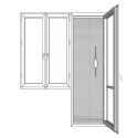 Uszczelka okienna do klimatyzatora (balkonowa) Warmtec AirStop