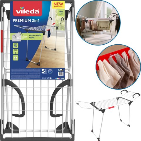 Suszarka Vileda Premium 2in1