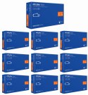 Rękawice Nitrylowe 100 szt. Nitrylex Basic Dark Blue - 10 kpl. (M 7-8)