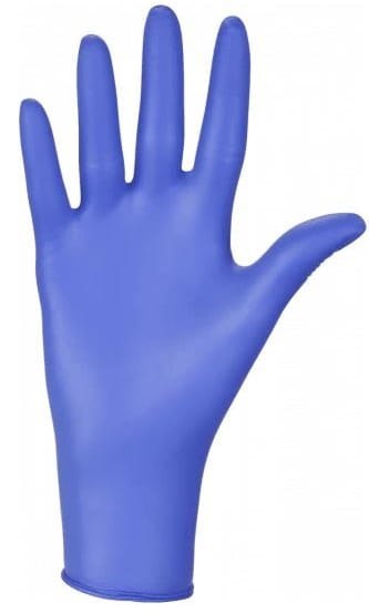 Rękawice Nitrylowe 100 szt. Nitrylex Basic Dark Blue - 10 kpl. (XS 5-6)