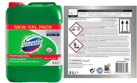 Domestos Płyn Do WC Pine Fresh Zielony 5L