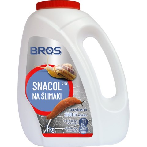 BROS - Snacol 5GB zwalcza ślimaki 1kg (butelka) - Profesjonalny