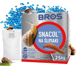 BROS - Snacol 5GB zwalcza ślimaki 25kg - Profesjonalny
