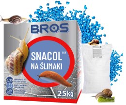 BROS - Snacol 5GB zwalcza ślimaki 25kg - Profesjonalny