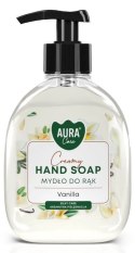Zestaw 3x300 ml AURA Care Mydło Do Rąk Z Dozownikiem Lawenda Róża Wanilia