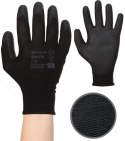 Rękawice Robocze MERCATOR Tech Black+Black PU - 1 Para (10 - XL)