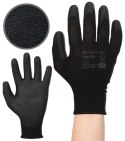 Rękawice Robocze MERCATOR Tech Black+Black PU - 1 Para (9 - L)