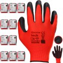 Rękawice Robocze MERCATOR Tech Red+Black Latex - 120 Par (7 - S)