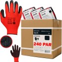 Rękawice Robocze MERCATOR Tech Red+Black Latex - 240 Par (8 - M)