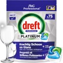 Dreft Professional Kapsułki Do Zmywarki Platinum All in One Regular 75 szt.
