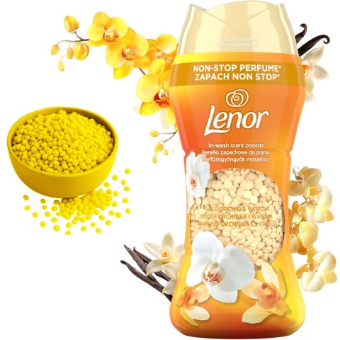 LENOR Perełki Zapachowe Do Prania 195g Złota Orchidea i Wanilia/Gold Orchid & Vanilla