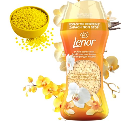 LENOR Perełki Zapachowe Do Prania 195g Złota Orchidea i Wanilia/Gold Orchid & Vanilla