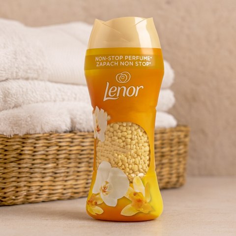 LENOR Perełki Zapachowe Do Prania 195g Złota Orchidea i Wanilia/Gold Orchid & Vanilla