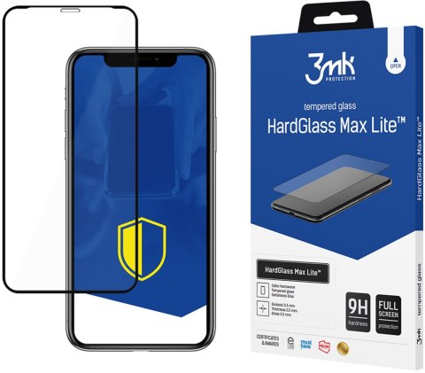 Apple iPhone 11 Pro Max - 3mk HardGlass Max Lite Black