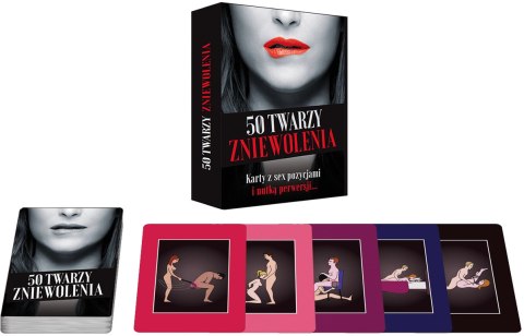 Gra Karciana Dla Dorosłych - 50 TWARZY ZNIEWOLENIA