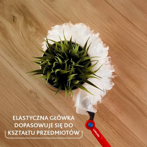 Miotełka do kurzu z długą rączką + 1 wkład Vileda Flex&Catch