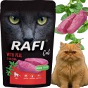 RAFI Karma Mokra Pasztet Dla Kota z Cielęciną 100g - 1 szt.