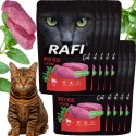 RAFI Karma Mokra Pasztet Dla Kota z Cielęciną 100g x 10 szt.