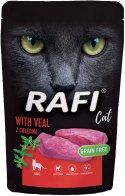 RAFI Karma Mokra Pasztet Dla Kota z Cielęciną 100g x 10 szt.