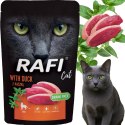 RAFI Karma Mokra Pasztet Dla Kota z Kaczką 100g - 1 szt.