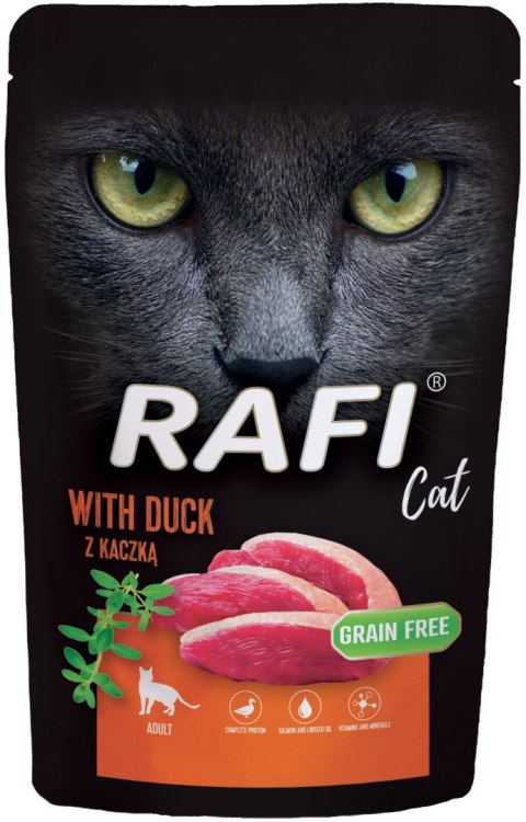 RAFI Karma Mokra Pasztet Dla Kota z Kaczką 100g x 10 szt.