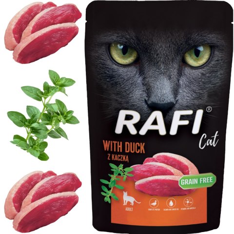 RAFI Karma Mokra Pasztet Dla Kota z Kaczką 100g x 10 szt.