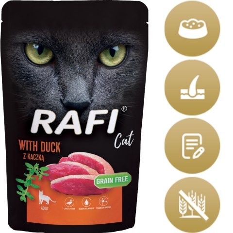 RAFI Karma Mokra Pasztet Dla Kota z Kaczką 100g x 40 szt.