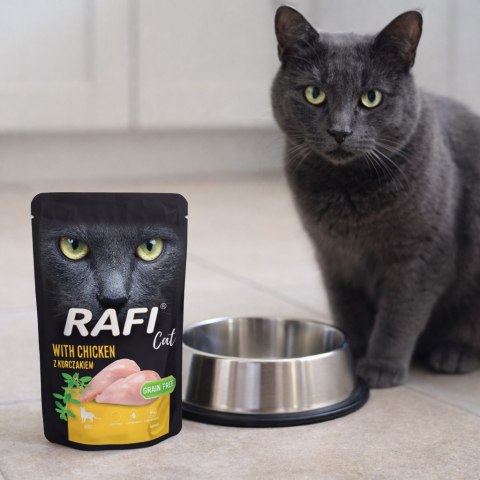 RAFI Karma Mokra Pasztet Dla Kota z Kurczakiem 100g - 1 szt.
