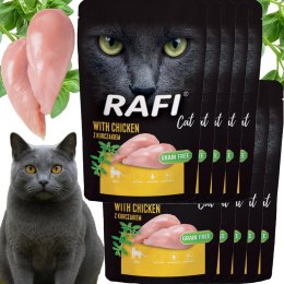 RAFI Karma Mokra Pasztet Dla Kota z Kurczakiem 100g x 10 szt.