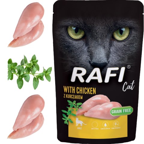 RAFI Karma Mokra Pasztet Dla Kota z Kurczakiem 100g x 40 szt.