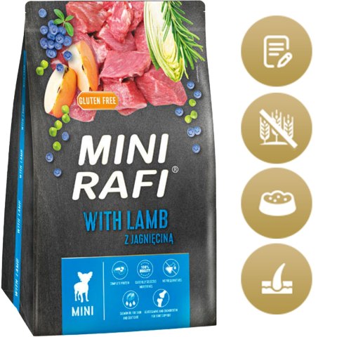 Sucha Karma Dla Psa RAFI MINI Adult z Jagnięciną 3 kg - 1 szt.