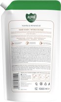 AURA Care Mydło Do Rąk Uzupełniające Wanilia i Olejek Migdałowy 1000 ml AHW-002-003