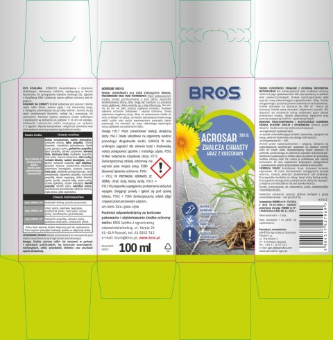 BROS - Agrosar 360SL Zwalcza Chwasty 100ml