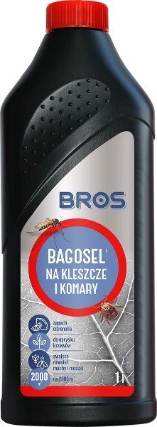 BROS - Bagosel 100EC 1l - preparat do oprysku ogrodu przeciw komarom i kleszczom