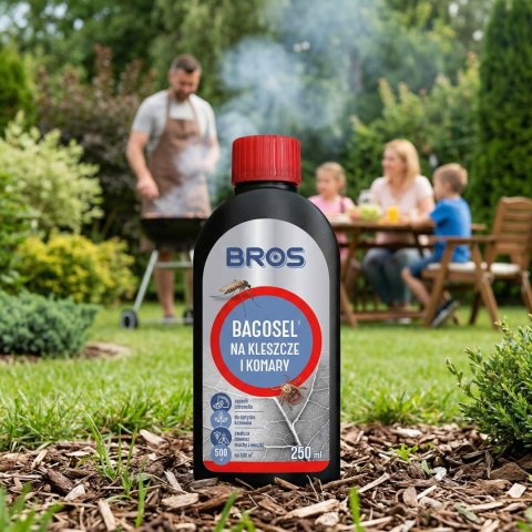 BROS - Bagosel 100EC 250ml - preparat do oprysku ogrodu przeciw komarom i kleszczom