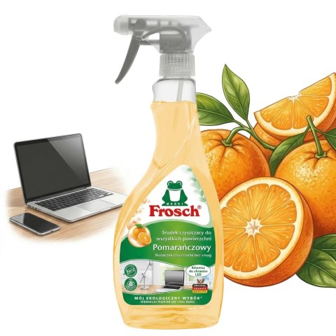 Frosch Środek Czyszczący Do Wszystkich Powierzchni Pomarańczowy 500ml