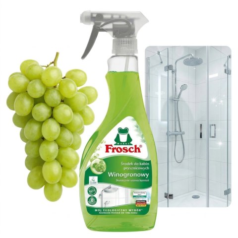 Frosch Środek Do Kabin Prysznicowych Na Kamień I Osady Winogronowy 500ml
