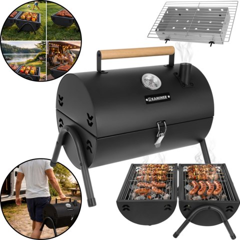 Grill Ogrodowy Turystyczny 38x30x40cm Kaminer