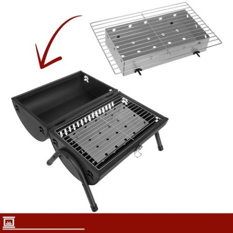 Grill Ogrodowy Turystyczny 38x30x40cm Kaminer