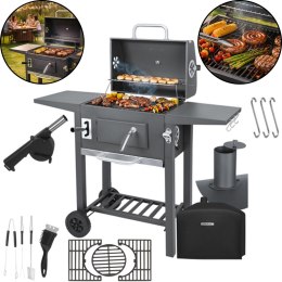 Grill Ogrodowy Z Pokrywą 105x110x50cm Kaminer