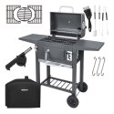 Grill Ogrodowy Z Pokrywą 105x110x50cm Kaminer