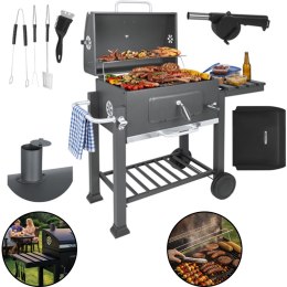 Grill Ogrodowy Z Pokrywą 114x67x120cm Kaminer
