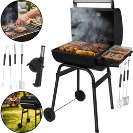 Grill Ogrodowy Z Pokrywą 82x51x117cm Kaminer