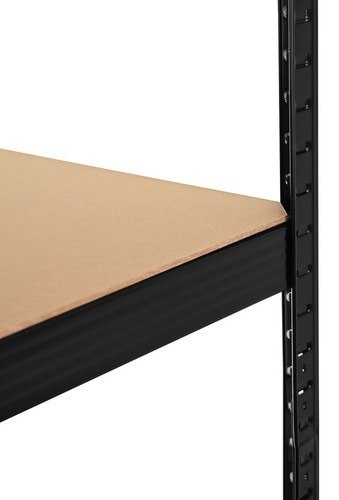 Regał Magazynowy PAKO Czarny 180x100x60 5 Półek 1000 Kg