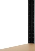 Regał Magazynowy PAKO Czarny 180x100x60 5 Półek 1000 Kg