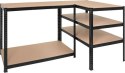 Regał Magazynowy PAKO Czarny 180x100x60 5 Półek 1000 Kg